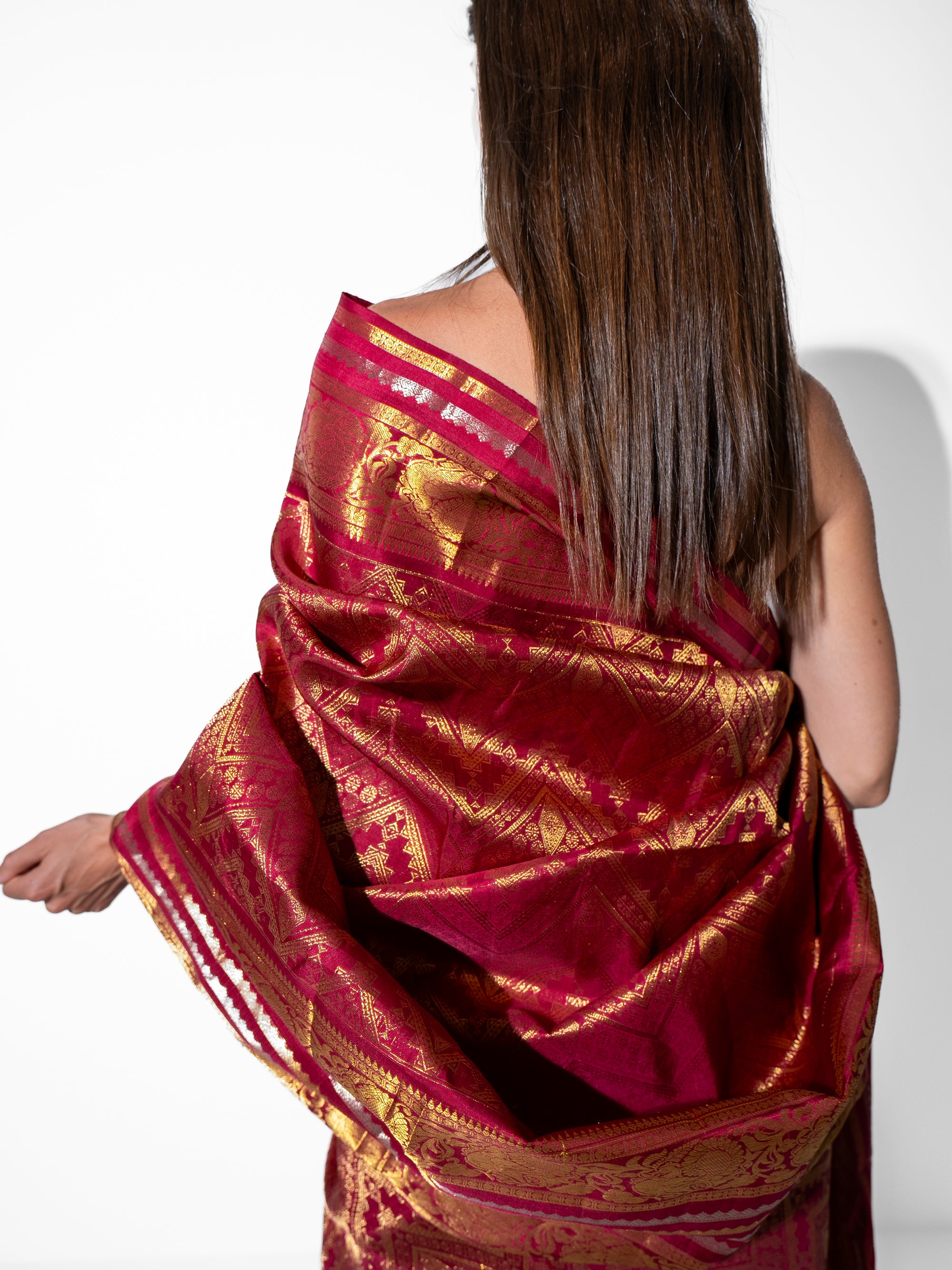 Kaïa -Kanchipuram Silk in Gold Zari