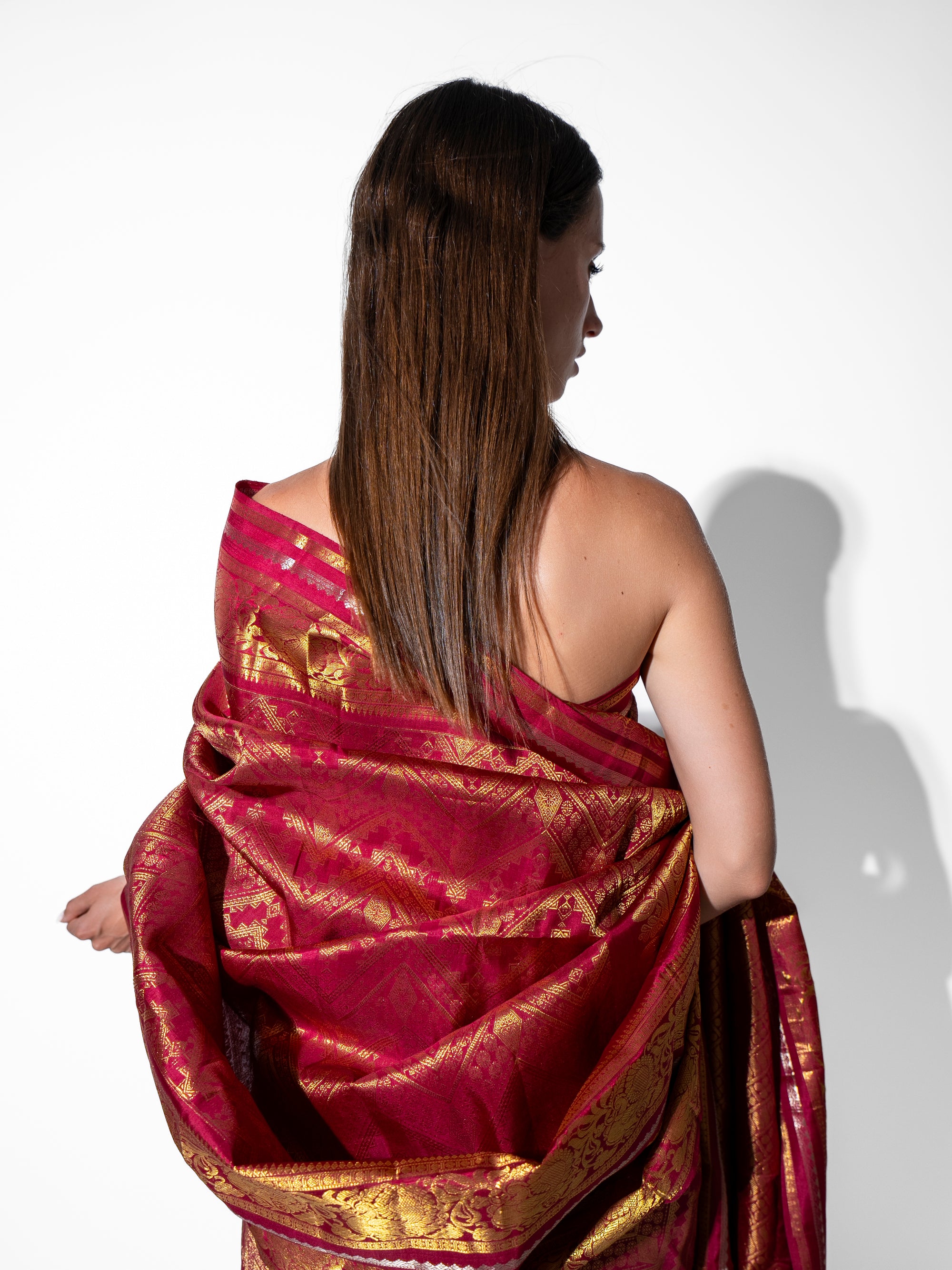 Kaïa -Kanchipuram Silk in Gold Zari