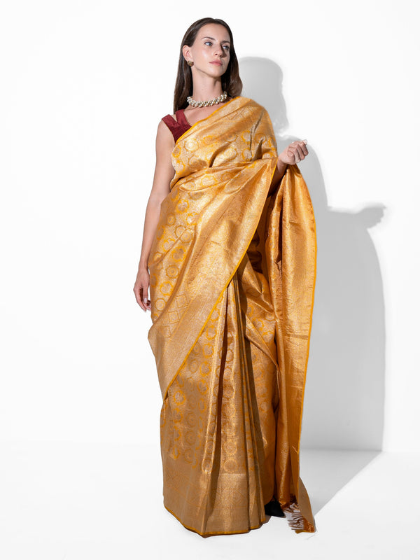 Lior - KanchipuramSilk in Gold Zari