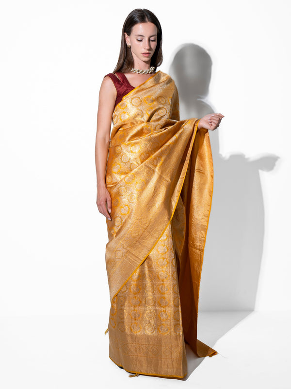 Lior - KanchipuramSilk in Gold Zari