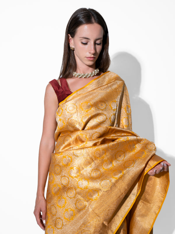 Lior - KanchipuramSilk in Gold Zari