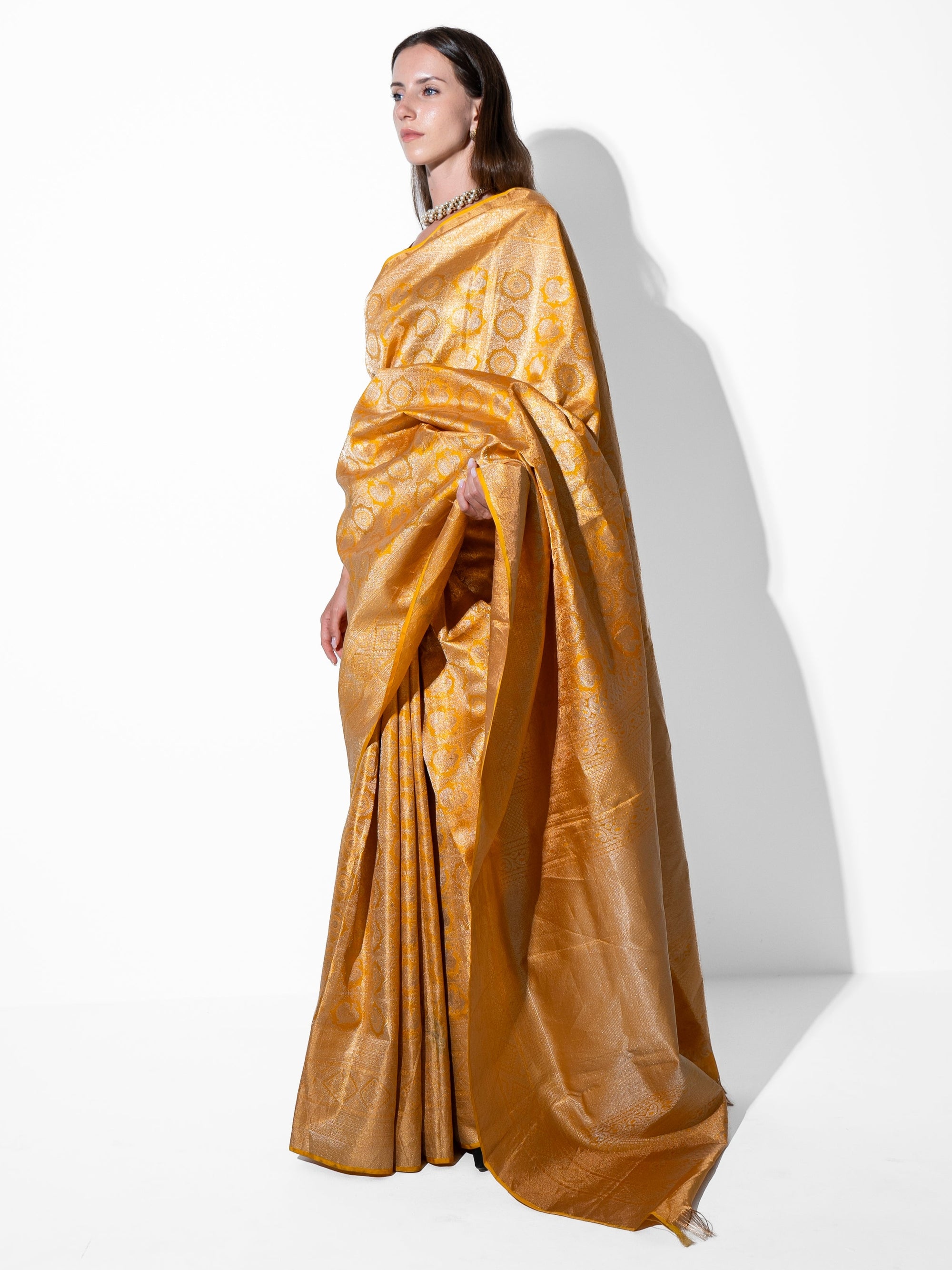 Lior - KanchipuramSilk in Gold Zari