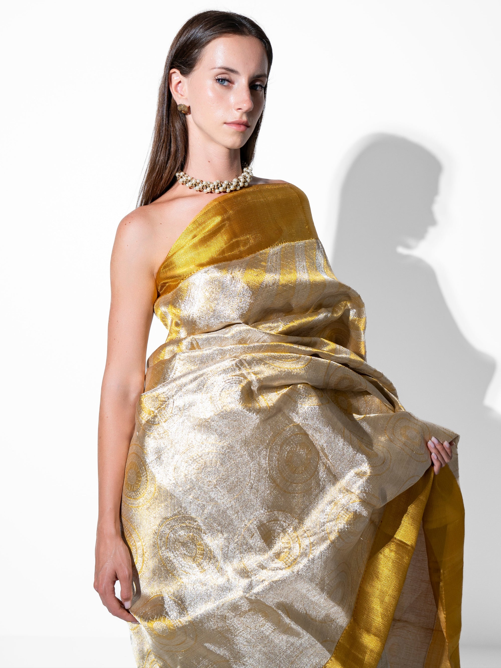 Orya - Kanchipuram Silk in Gold Zari