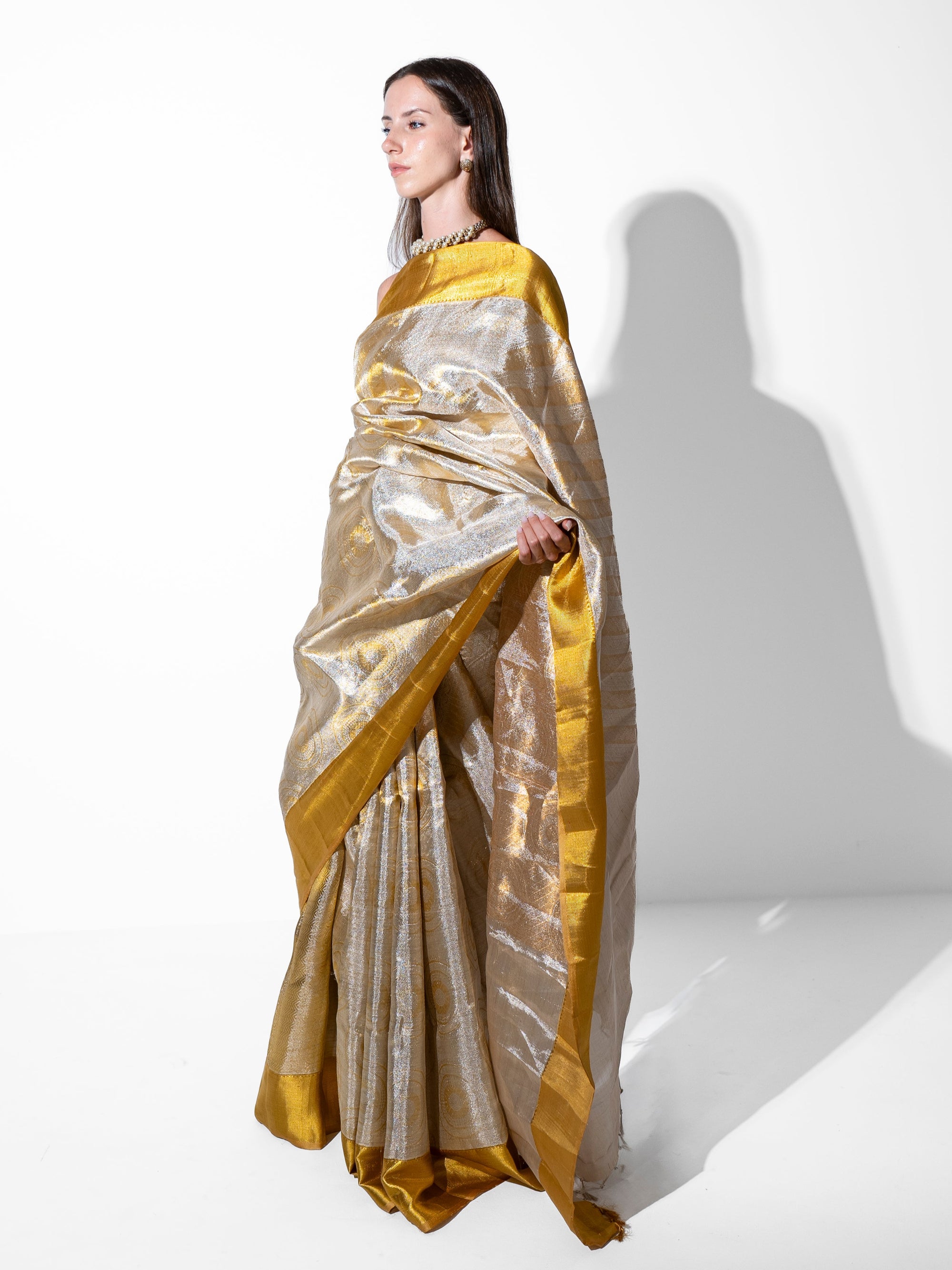 Orya - Kanchipuram Silk in Gold Zari