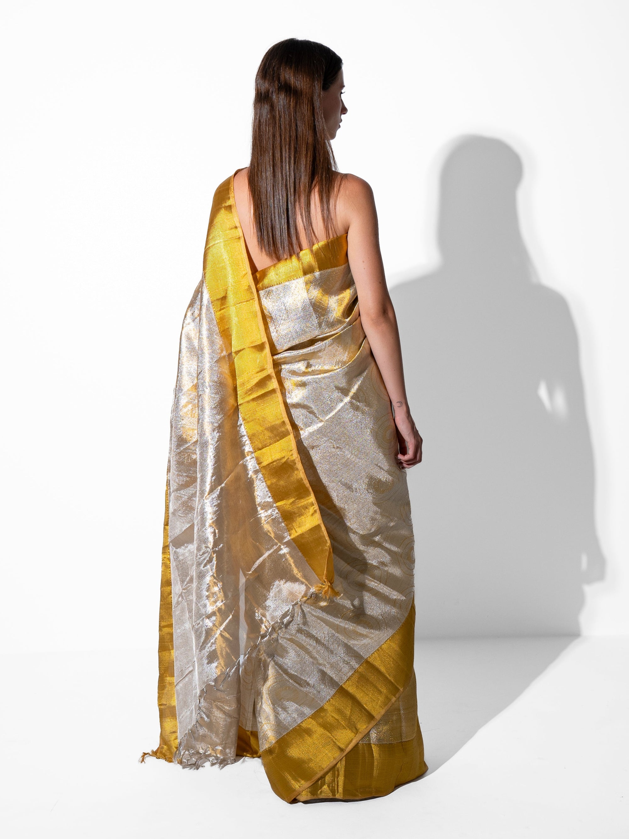 Orya - Kanchipuram Silk in Gold Zari